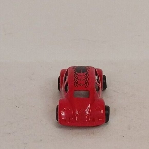 VW Volkswagon RedBox Beetle Diecast Bug Vintage 1:87 Scale Orange Good Condition - Picture 6 of 9